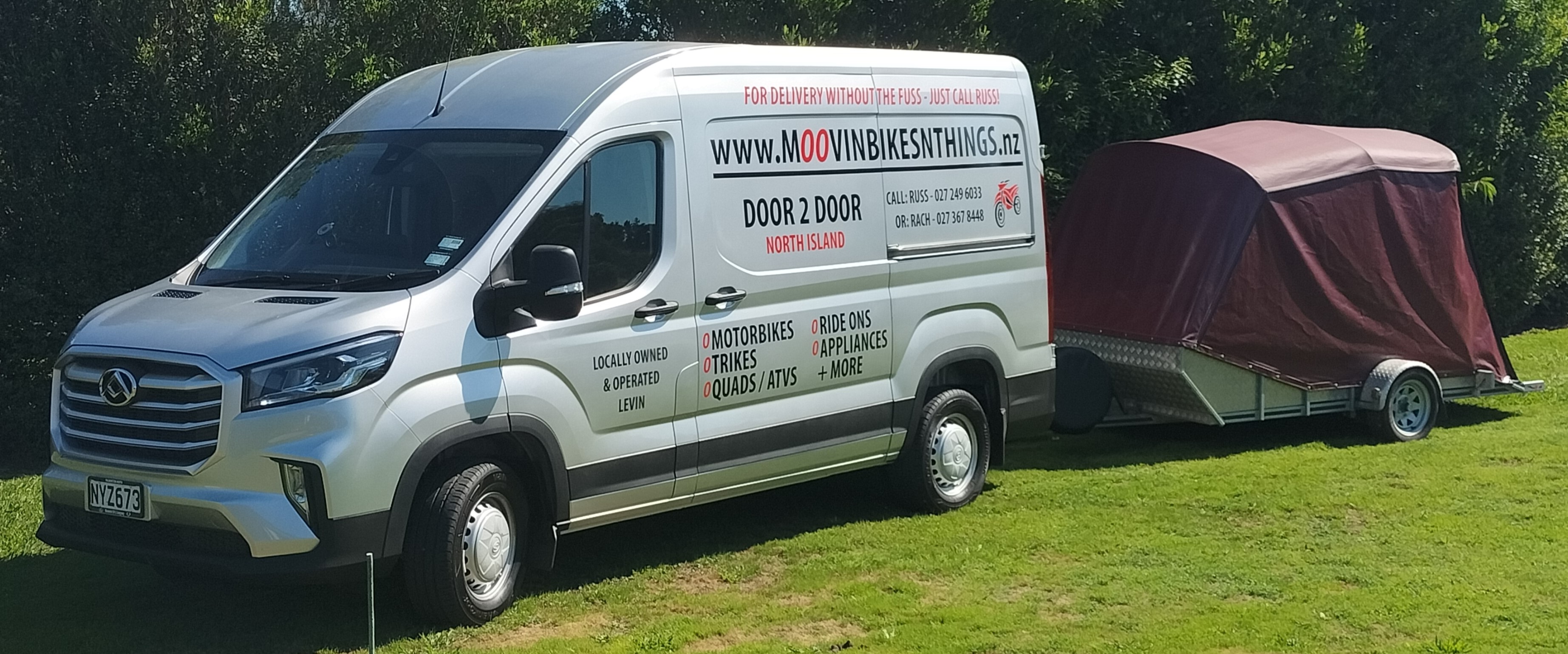Moovin Bikes N Things transport van
